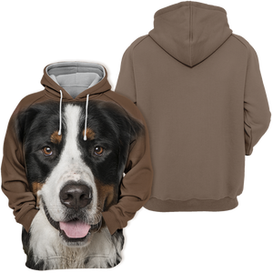 Unisex 3D Graphic Hoodies Animals Dogs Bernese Mountain Adorable