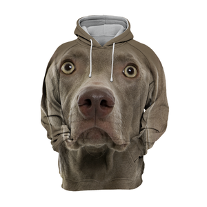Unisex 3D Graphic Hoodies Animals Dogs Weimaraner
