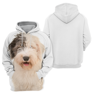 Unisex 3D Graphic Hoodies Animals Dogs Old English Sheepdog Smile