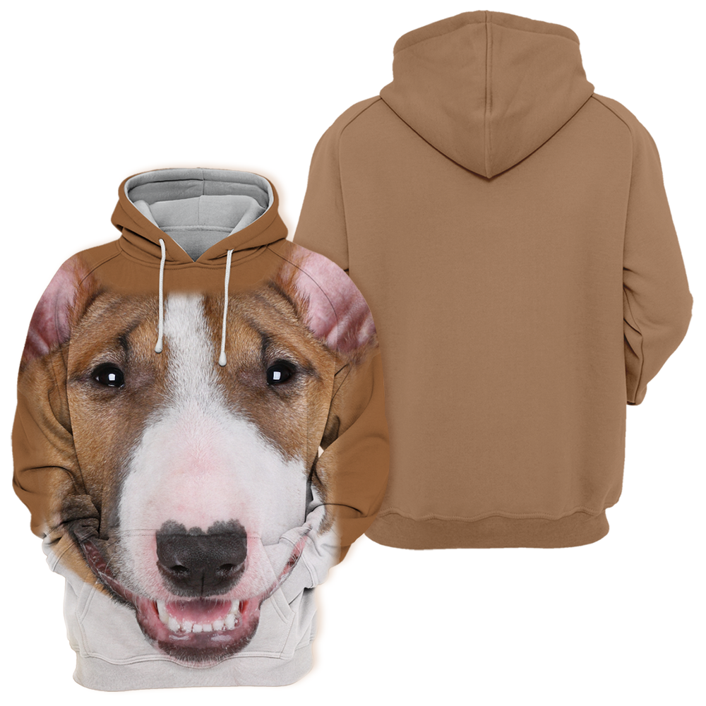 Unisex 3D Graphic Hoodies Animals Dogs Bull Terrier