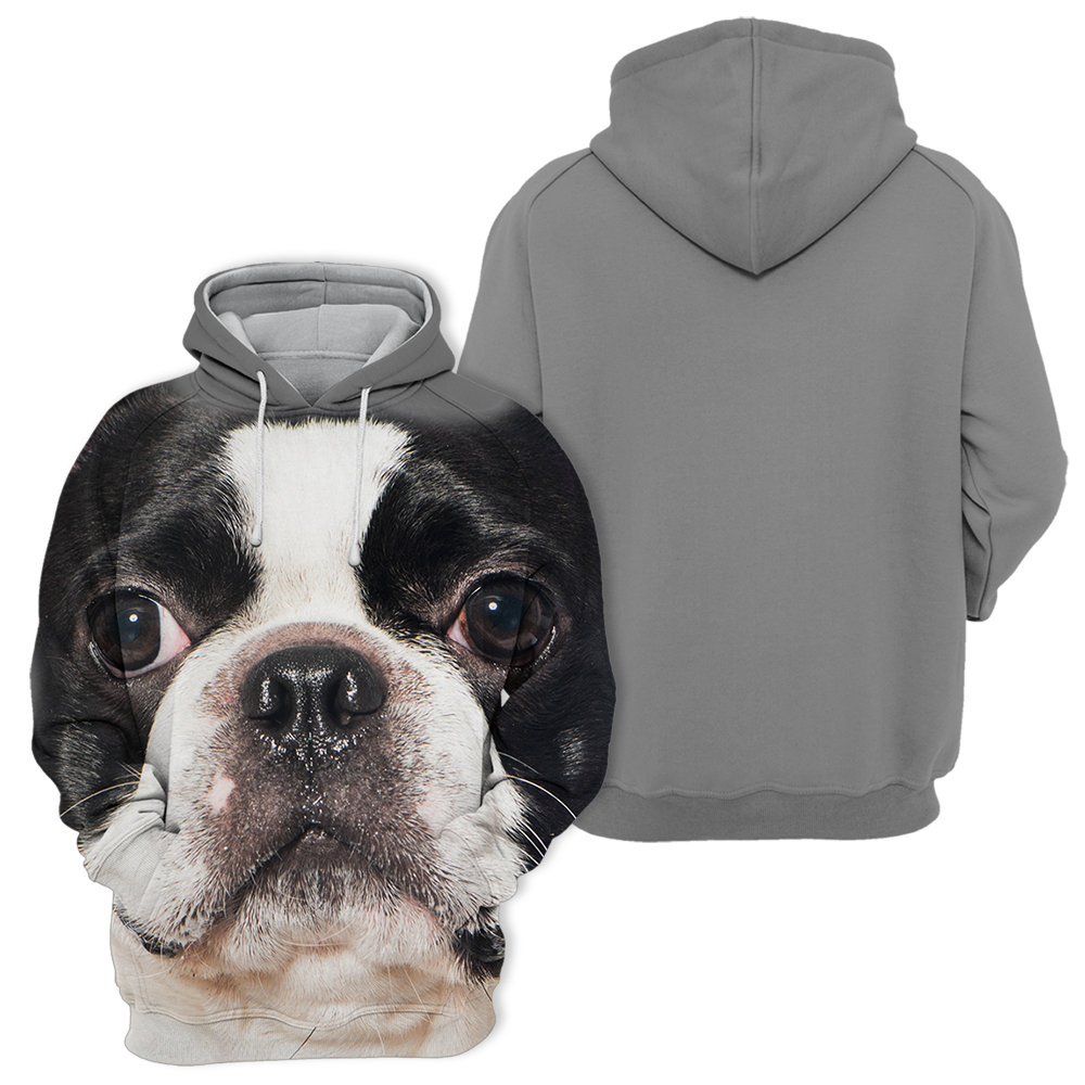 Unisex 3D Graphic Hoodies Animals Dogs Boston Terrier