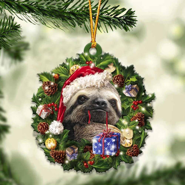 Sloth and Christmas gift for her gift for him gift for Sloth lover orn ...