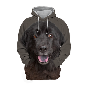Unisex 3D Graphic Hoodies Animals Dogs Newfoundland Happy