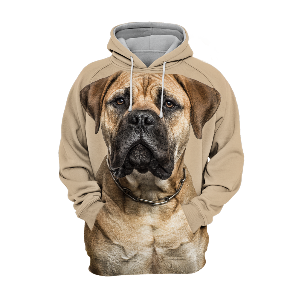 Unisex 3D Graphic Hoodies Animals Dogs Bull Mastiff