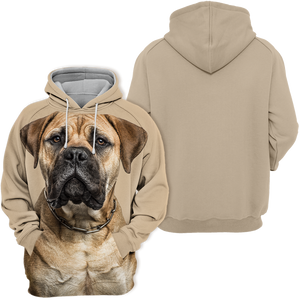 Unisex 3D Graphic Hoodies Animals Dogs Bull Mastiff