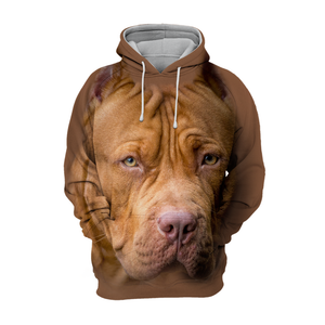 Unisex 3D Graphic Hoodies Animals Dogs American Pit Bull Terrier
