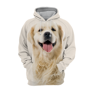 Unisex 3D Graphic Hoodies Animals Dogs Golden Retriever Smile