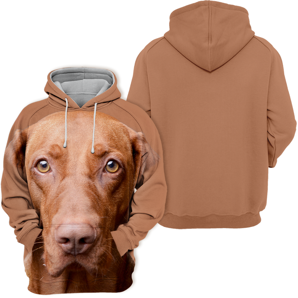 Unisex 3D Graphic Hoodies Animals Dogs Vizsla Hungarian