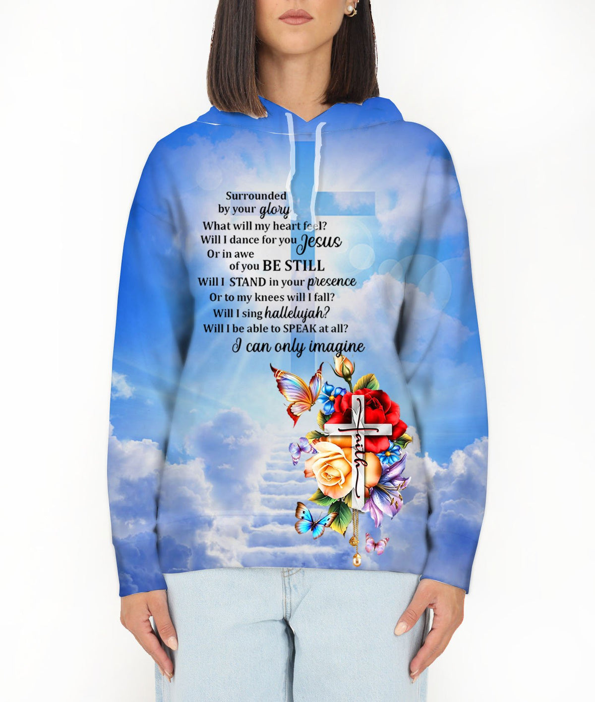 Will I Stand In Your Presence Unisex Hoodie/Print On Front And Back