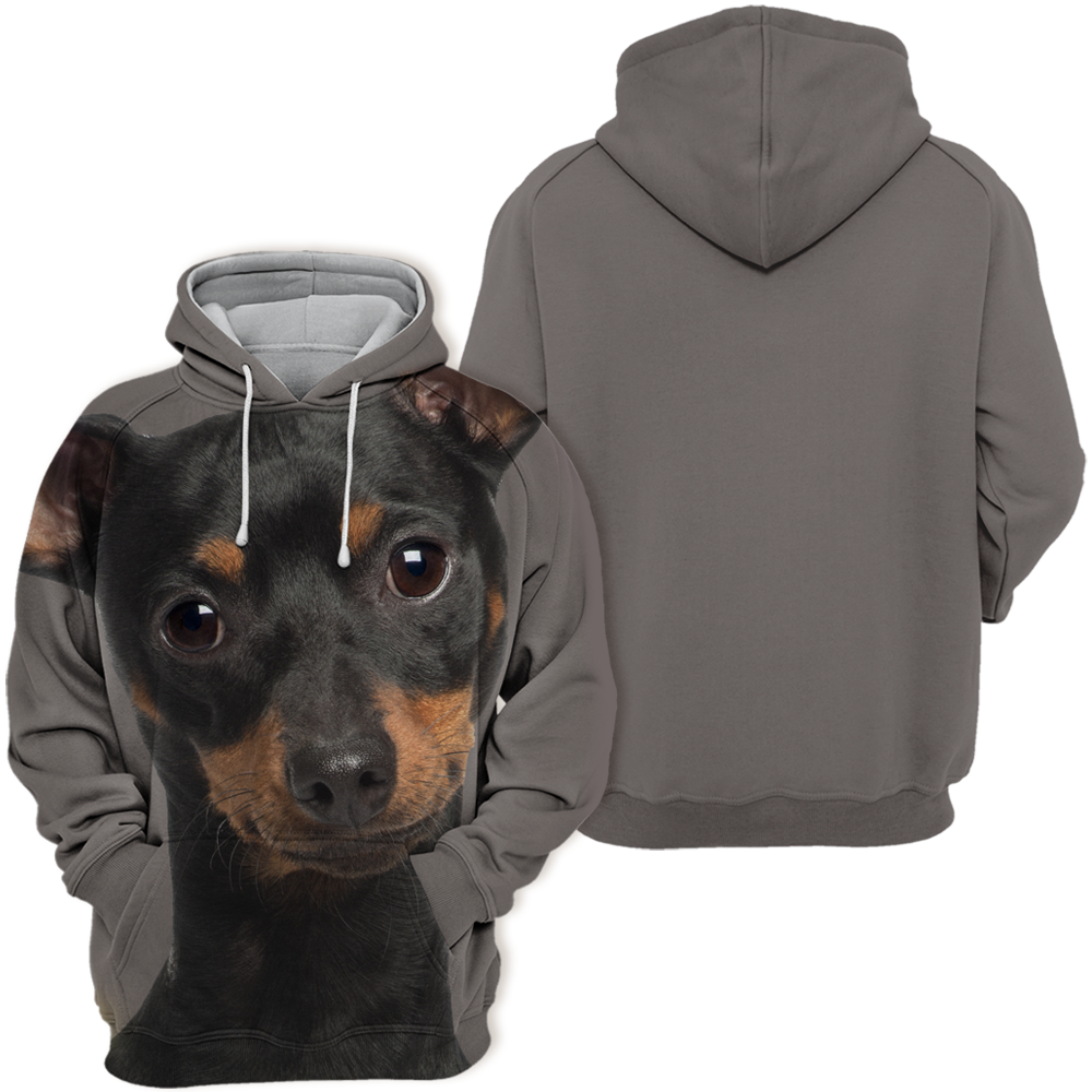 Unisex 3D Graphic Hoodies Animals Dogs Miniature Pinscher