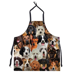 A Bunch Of Dogs 02 Apron/Great Gift Idea For Christmas