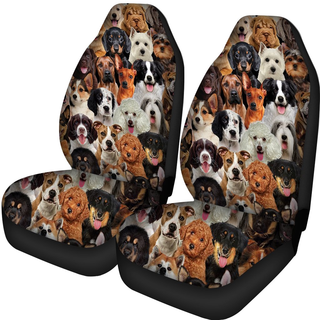 A Bunch Of Dogs 02 Car Seat Cover