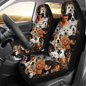 A Bunch Of Dogs 02 Car Seat Cover
