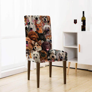 A Bunch Of Dogs Chair Cover/Great Gift Idea For Dog Lovers
