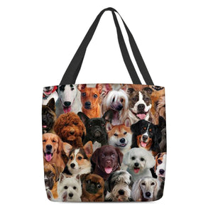 A  Bunch Of Dogs 02 Tote Bag