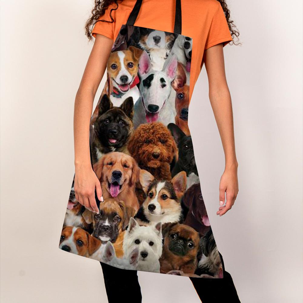 A Bunch Of Dogs Apron/Great Gift Idea For Christmas
