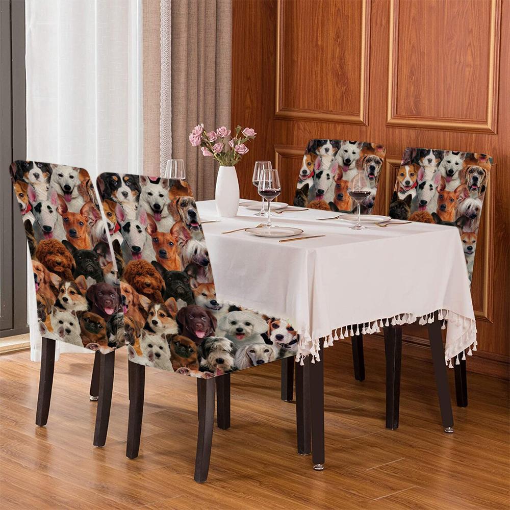 A Bunch Of Dogs Chair Cover/Great Gift Idea For Dog Lovers