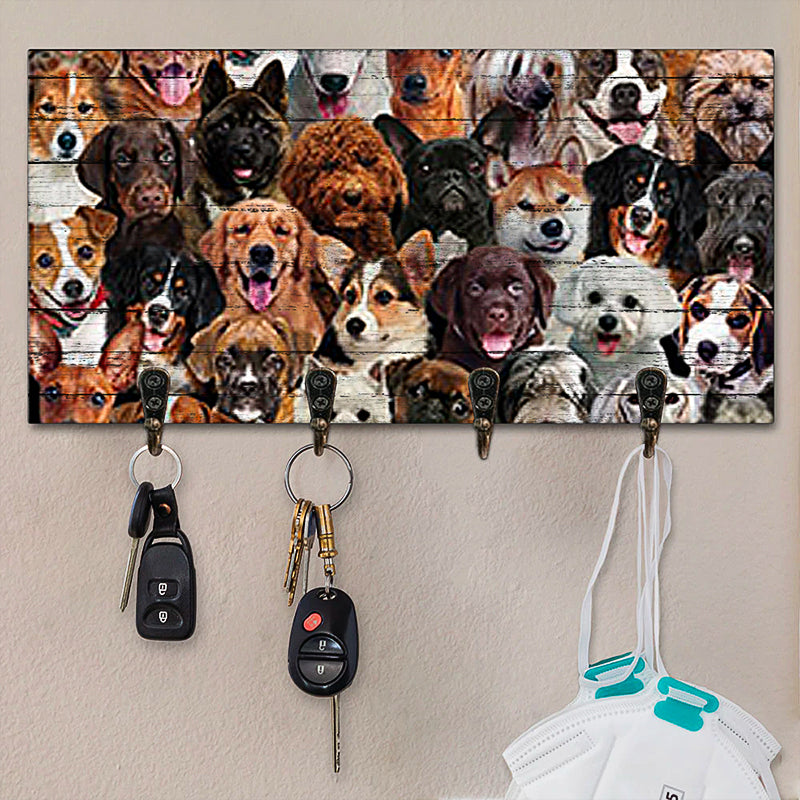 A Bunch Of Dogs01 Key Hanger
