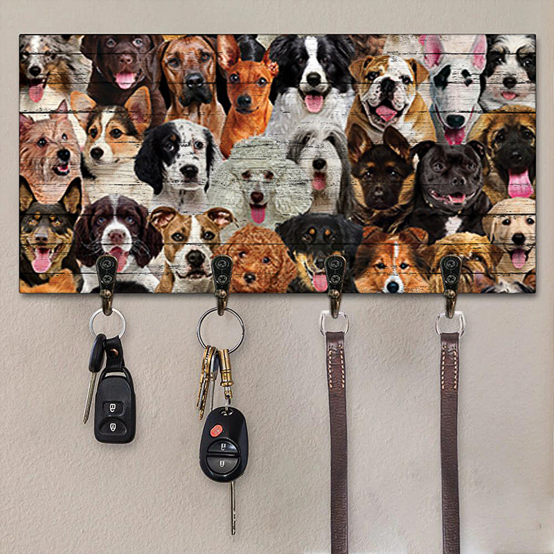 A Bunch Of Dogs Key Hanger
