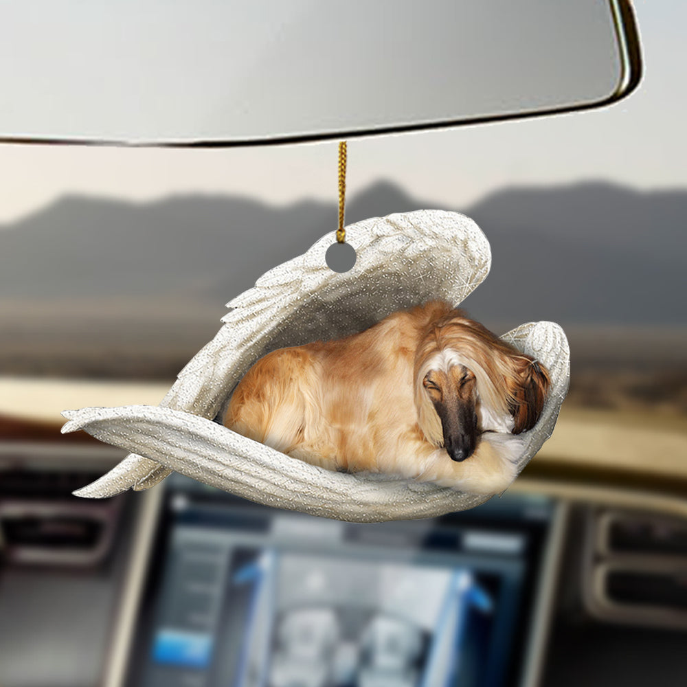 Afghan Hounds Sleeping Angel Ornament Sleeping Angel Car Hanging Ornament