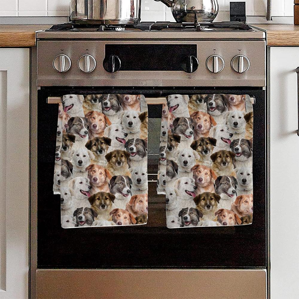 A Bunch Of Aidies Kitchen Towel