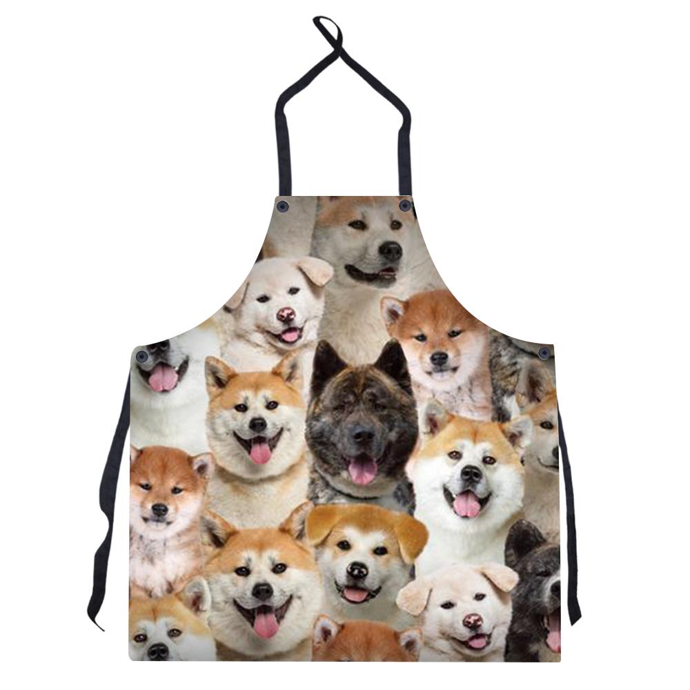A Bunch Of Akita Inus Apron/Great Gift Idea For Christmas