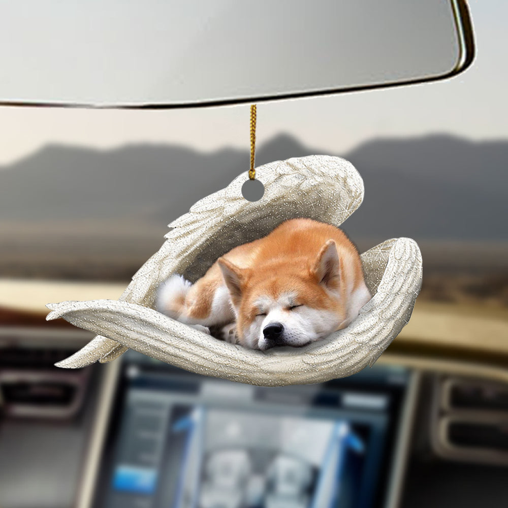 Akita Sleeping Angel Ornament Sleeping Angel Car Hanging Ornament