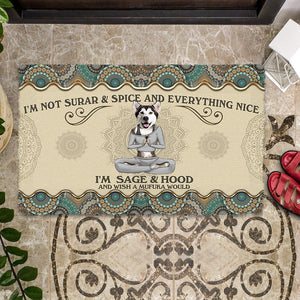 Wish A Mufuka Would-Alaskan Malamute Doormat