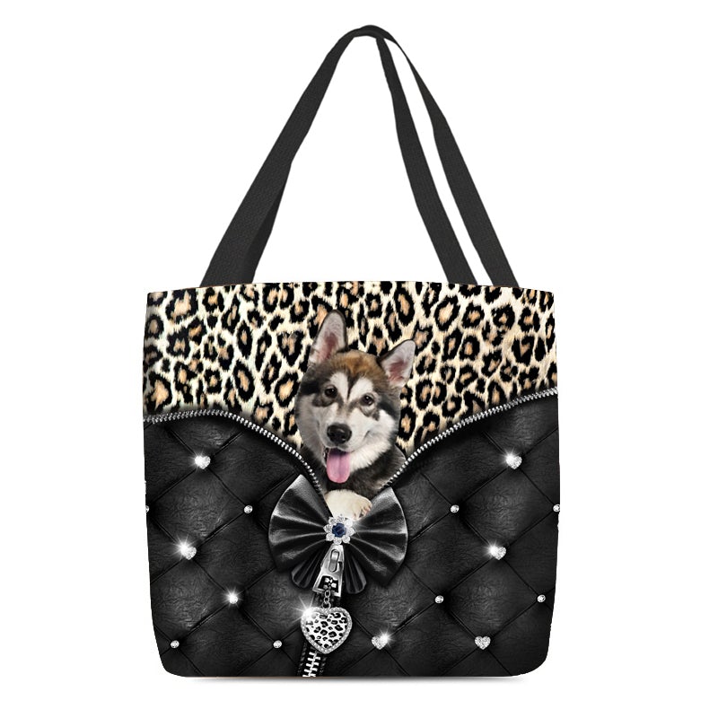 2022 New Release Alaskan Malamute All Over Printed Tote Bag