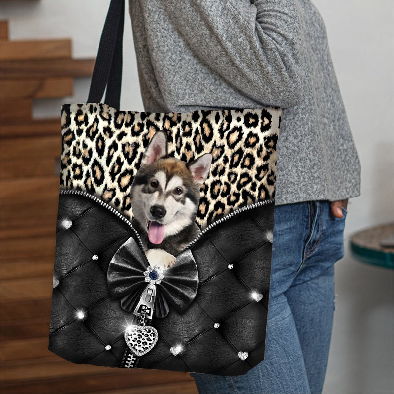 2022 New Release Alaskan Malamute All Over Printed Tote Bag