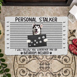 Alaskan Malamute Personal Stalker Doormat