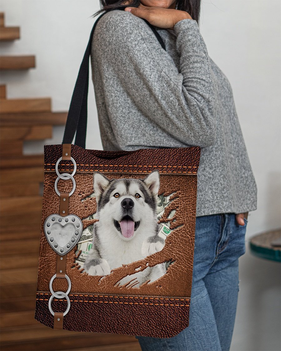 Alaskan Malamute Stylish Cloth Tote Bag