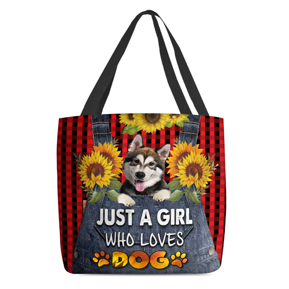 Alaskan Malamute-Just A Girl Who Loves Dog Tote Bag