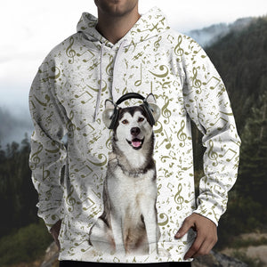 Great Music With Alaskan Malamute Unisex Hoodie