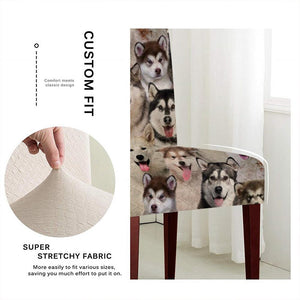 A Bunch Of Alaskan Malamutes Chair Cover/Great Gift Idea For Dog Lovers