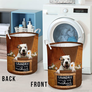 American BullDog Laundry Today Or Naked Tomorrow Laundry Basket