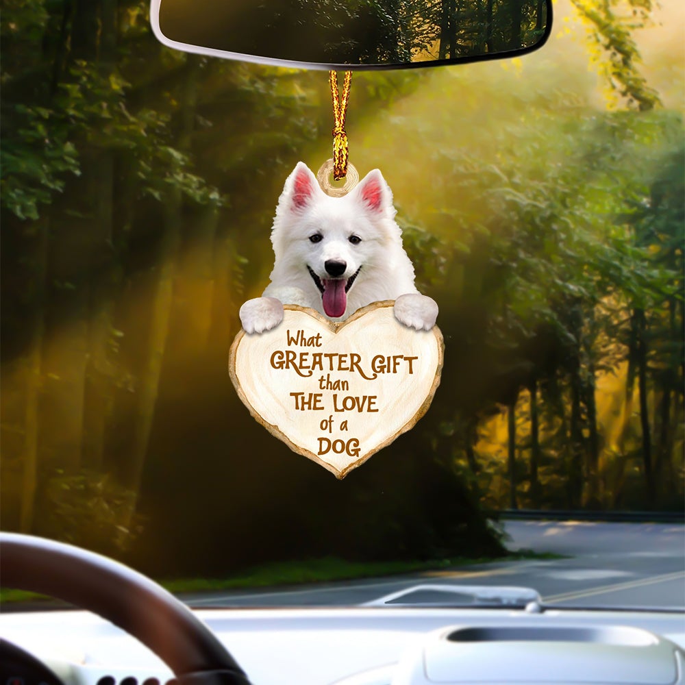 American Eskimo Greater Gift Car Hanging Ornament