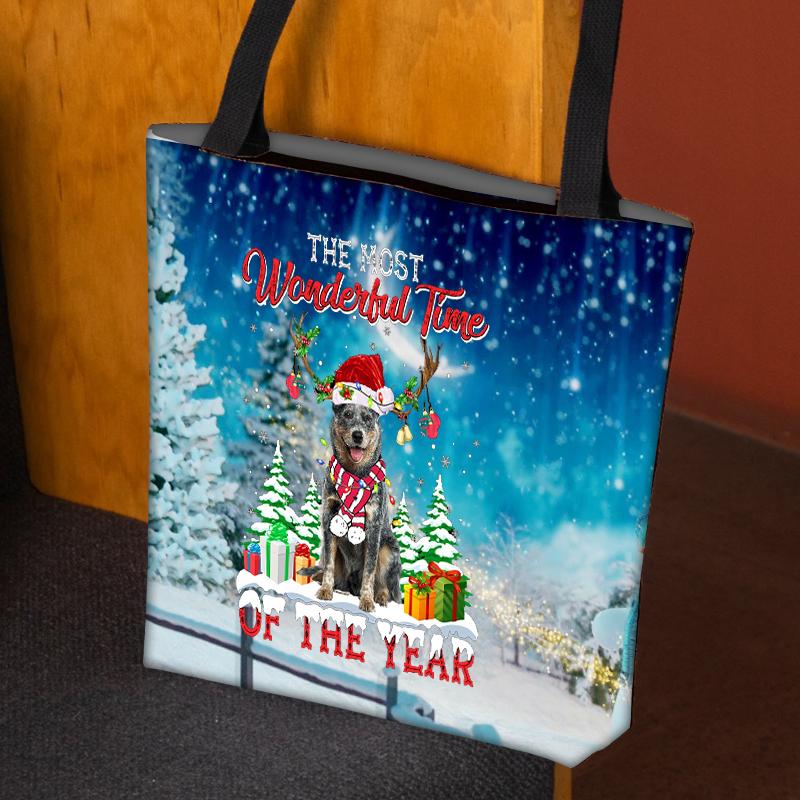 Australian Cattle Christmas Tote Bag