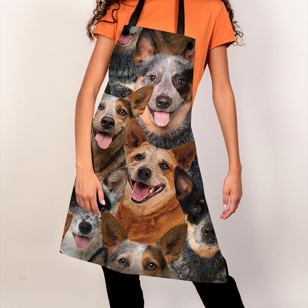 A Bunch Of Australian Cattles Apron/Great Gift Idea For Christmas