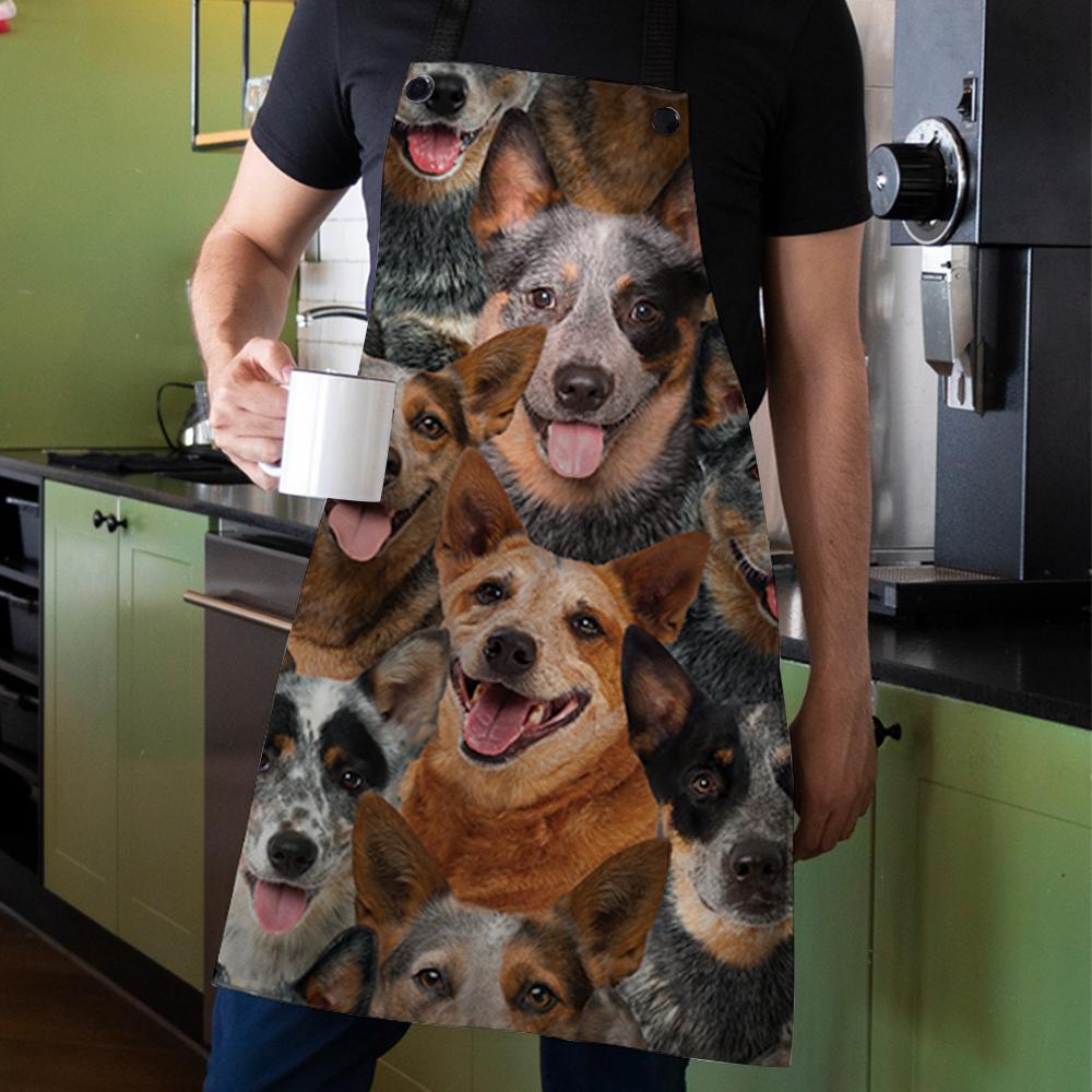 A Bunch Of Australian Cattles Apron/Great Gift Idea For Christmas