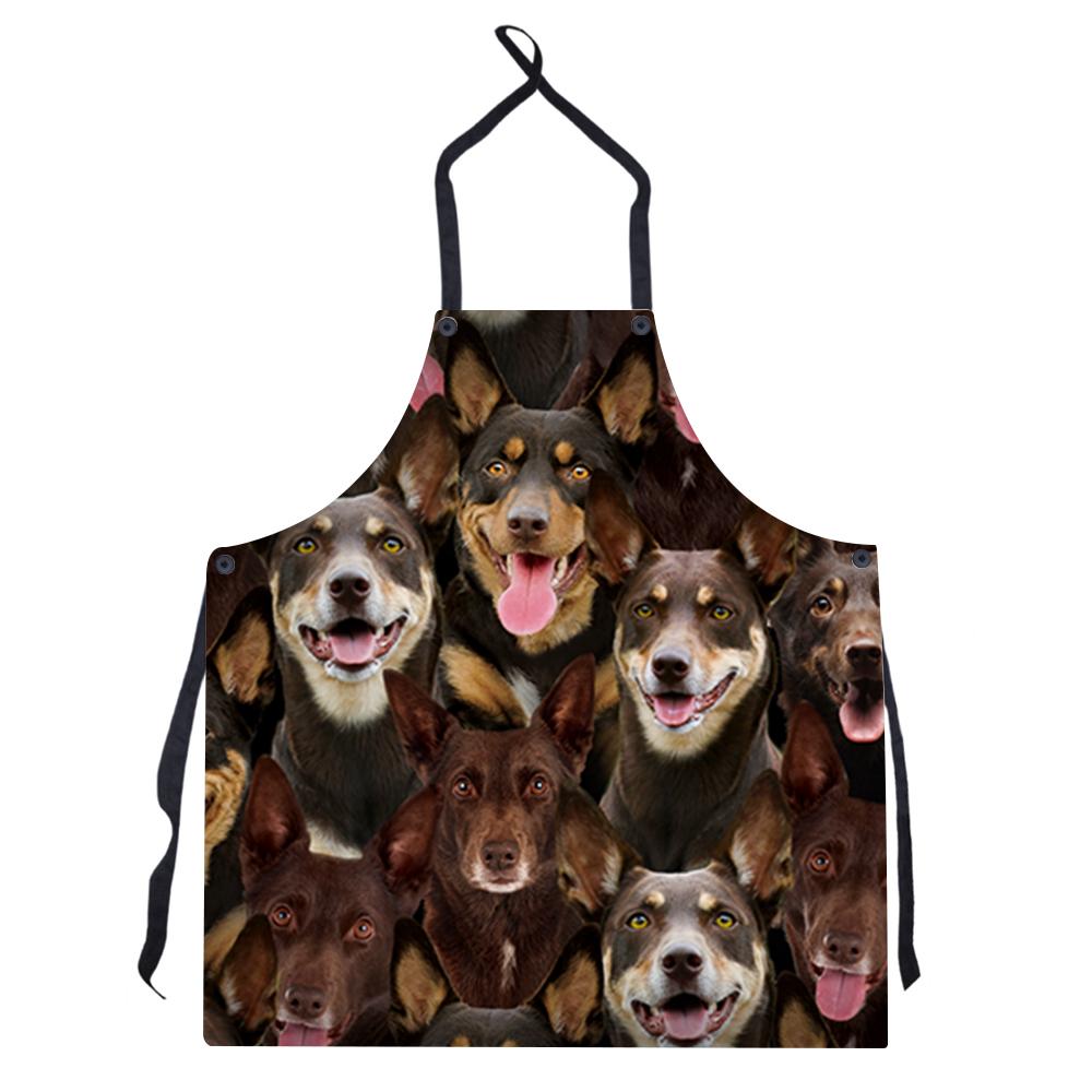 A Bunch Of Australian Kelpies Apron/Great Gift Idea For Christmas