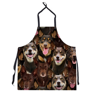 A Bunch Of Australian Kelpies Apron/Great Gift Idea For Christmas