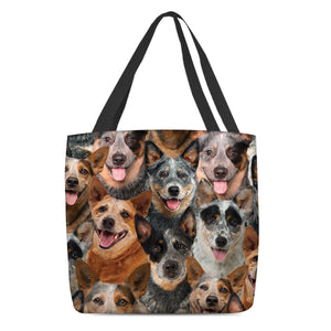 A Bunch Of Australian Cattles Tote Bag