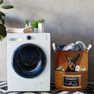 Australian Kelpie Laundry Today Or Naked Tomorrow Laundry Basket