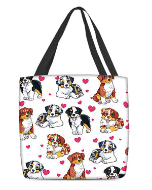 Cute Australian Shepherd Tote Bag