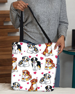 Cute Australian Shepherd Tote Bag
