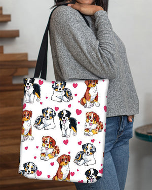 Cute Australian Shepherd Tote Bag