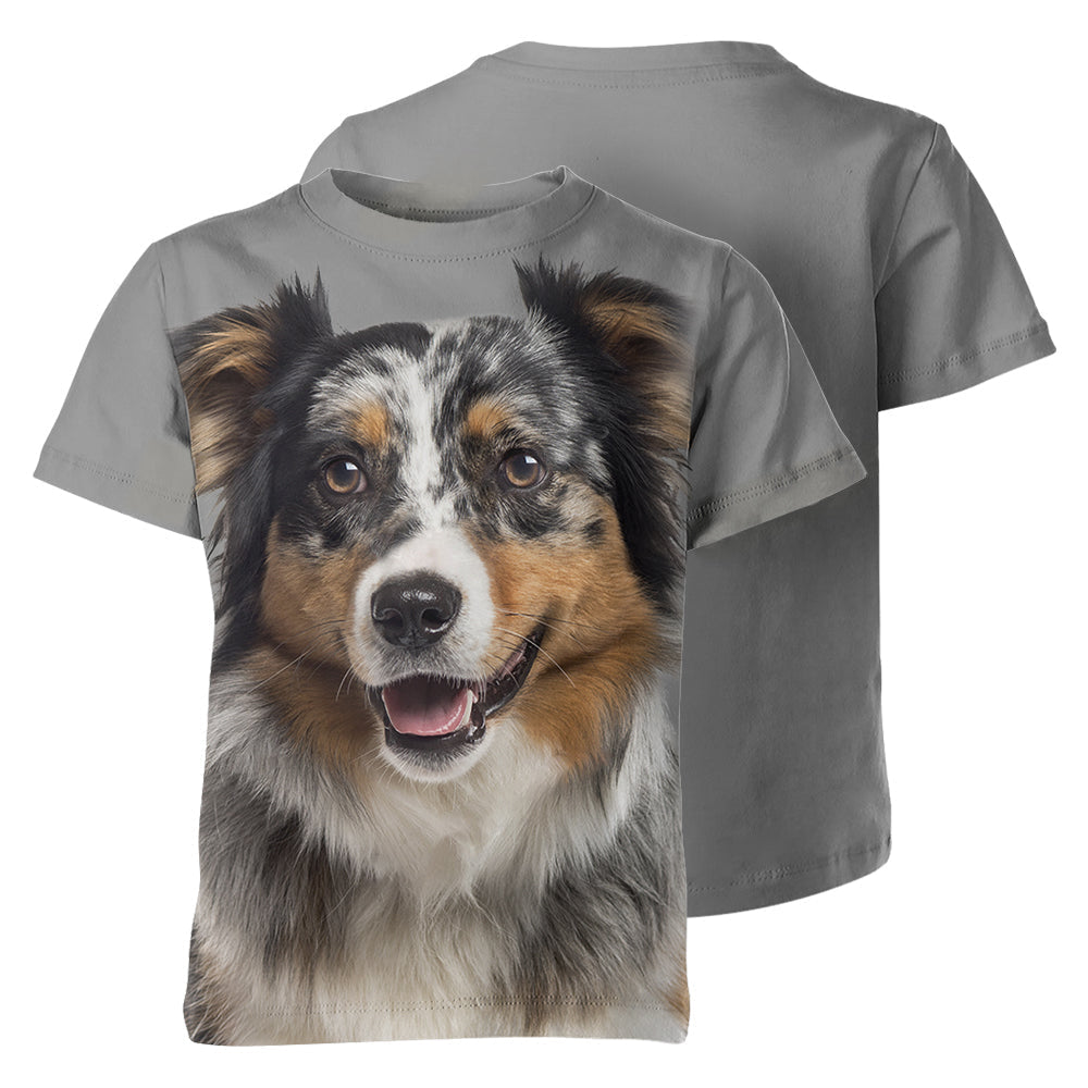 Australian Shepherd 3D Graphic Unisex T-shirt