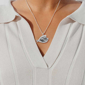 Australian shepherd Sleeping Angel Necklace