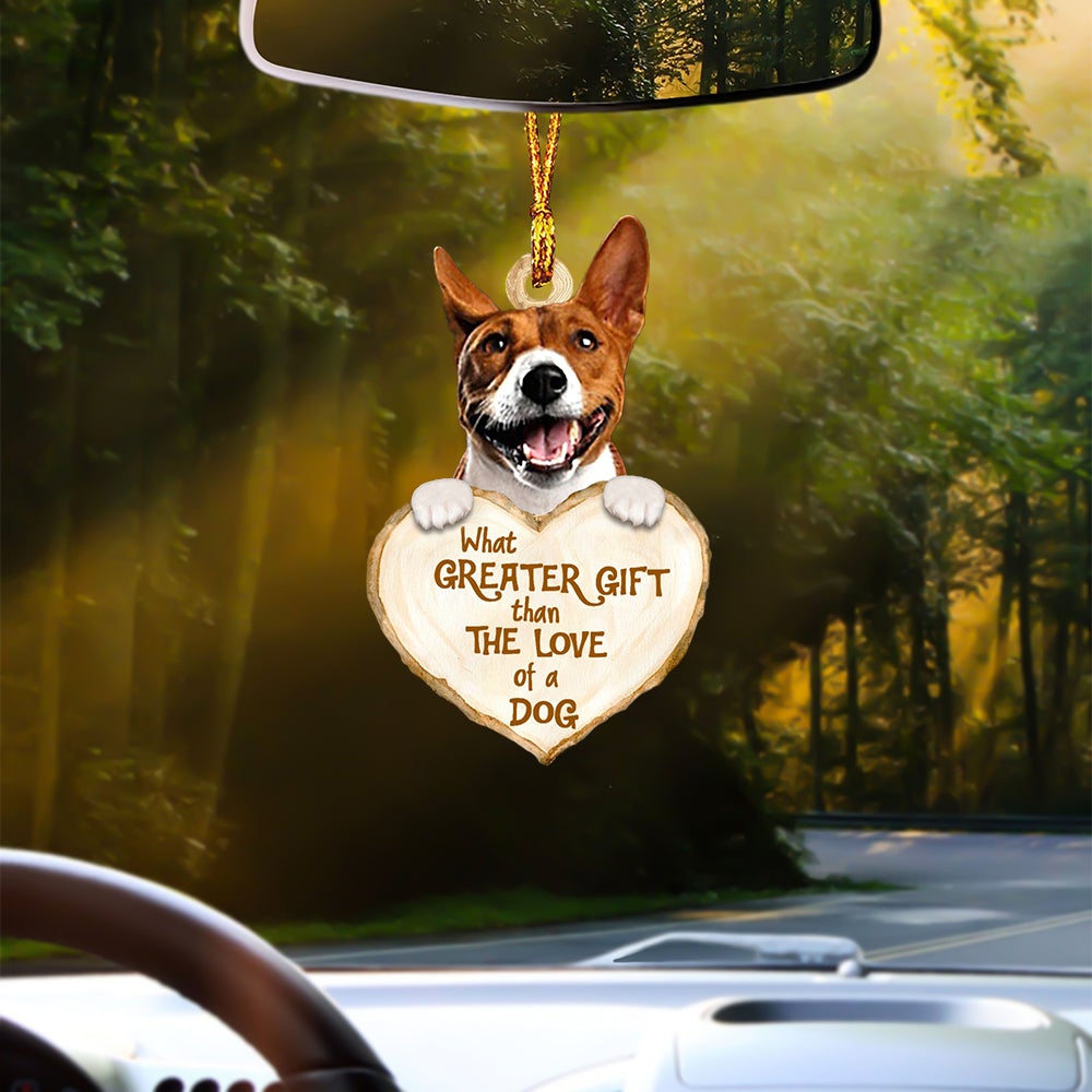Basenji Greater Gift Car Hanging Ornament